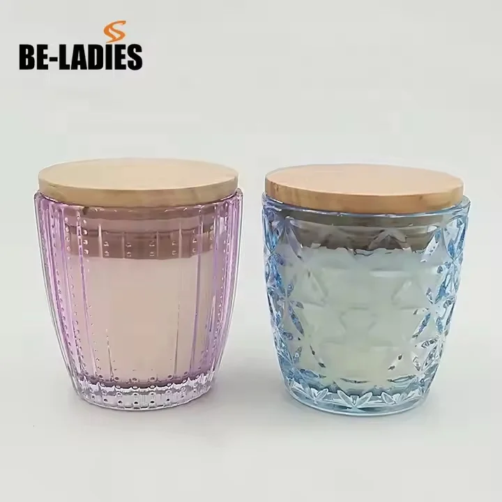 Factory Wholesale Supply Glass Jar Filling Scented Wax Candle for Sale