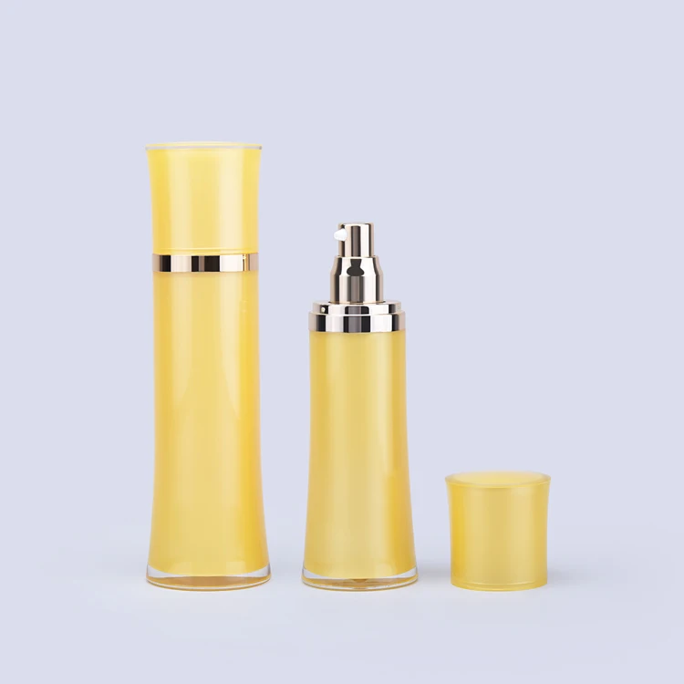 High quality acrylic cosmetic bottle, 15ml 30ml wholesale empty cream bottle packaging