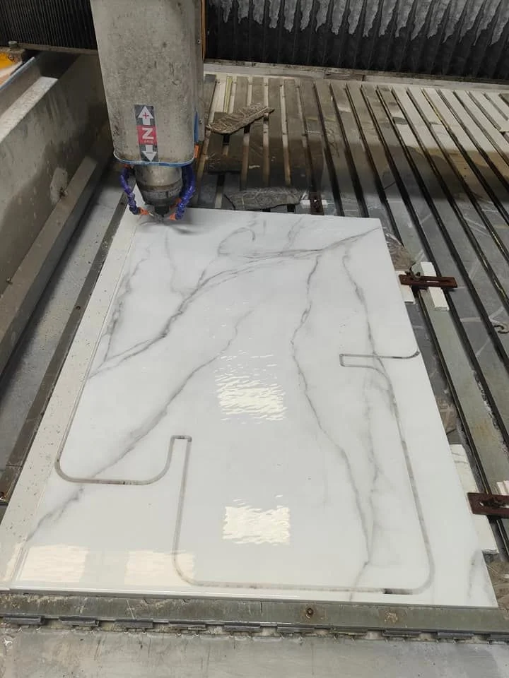 Luxury metal stainless steel brass surface tables modern sofa coffee table marble