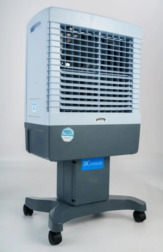 solar air conditioning system air cooler fresh air with battery and solar panel