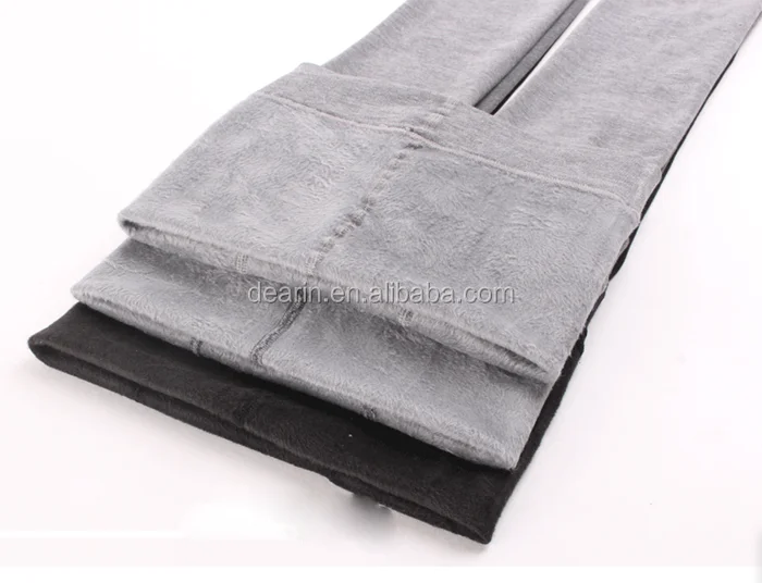 
160D Cotton with Viscose Soft comfortable Seamless warm thermal tights Fleece Lined Leggings Brush inside of tights for Women 