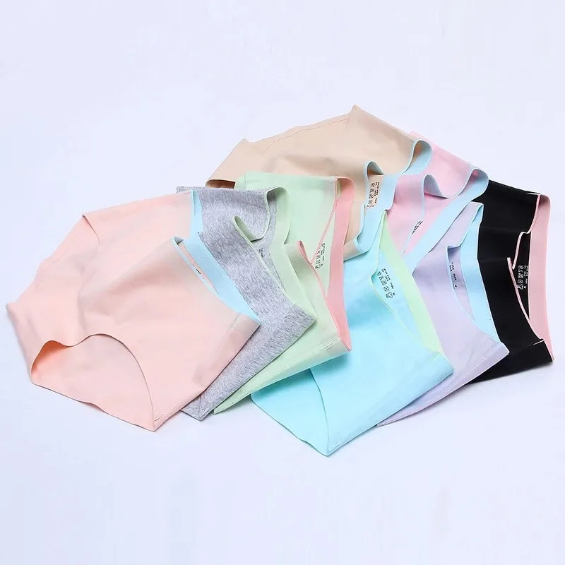 Hotsale One Piece Pure Color Organic Cotton Women Sexy Underwear Sexy Cotton Underwear for Girls