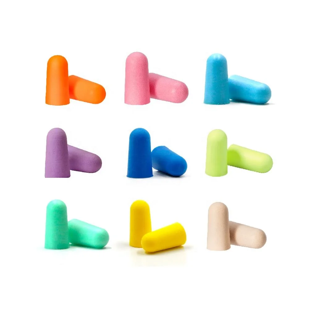 38db High Quality Hearing Protection Pu Foam Earplugs For Industrial Noise Reduction