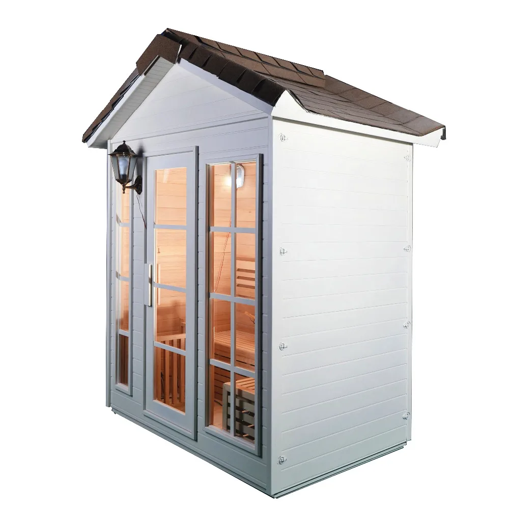 Luxury Outdoor Far Infrared Sauna With Reading Lamp