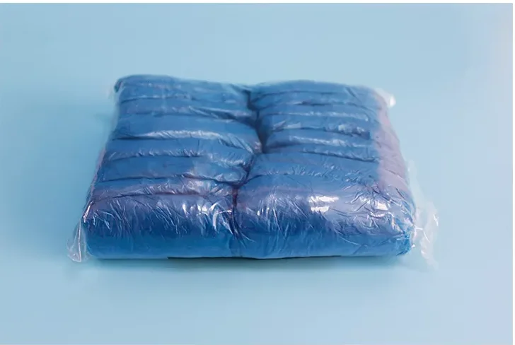 Disposable PP Nonwoven Material Shoe Cover Antiskid Shoe Cover with clips