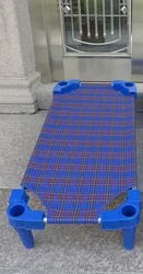 Professional preschool plastic bed ,children kindergarten bed furniture, kids plastic bed