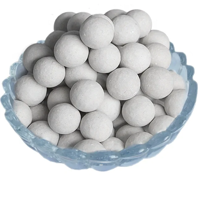 AL2O3 65% Inert Ceramic Ball For Catalyst Bed Support Media