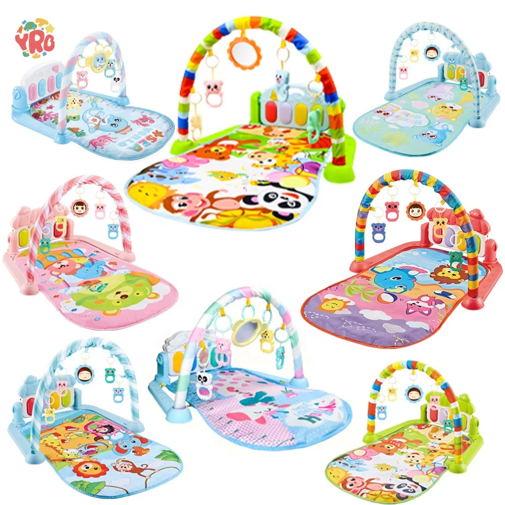 
Special offer game blanket baby fitness rack pedal piano music toy mat with rattle baby toy gym multifunctional 