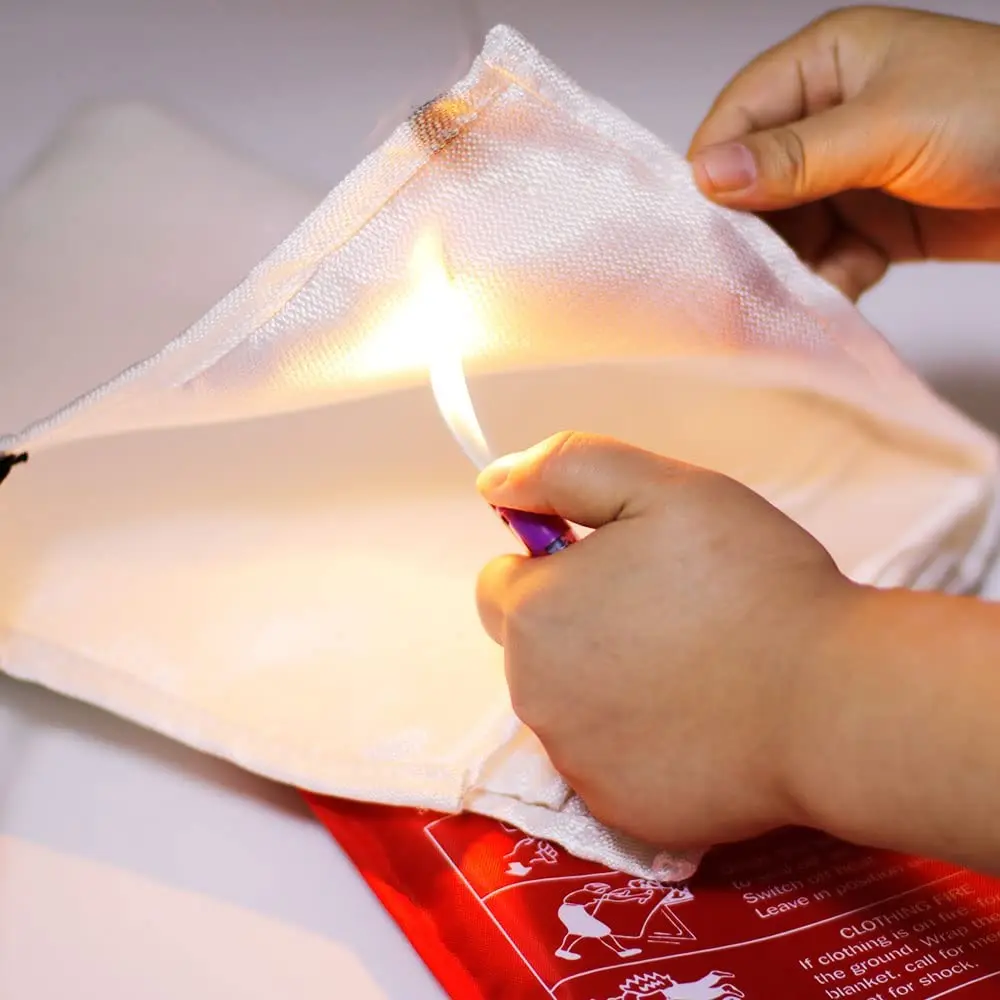 Fire Blanket Kitchen Firework Blanket Suppression Firework Blanket Emergency Survival Safety Cover for Kitchen