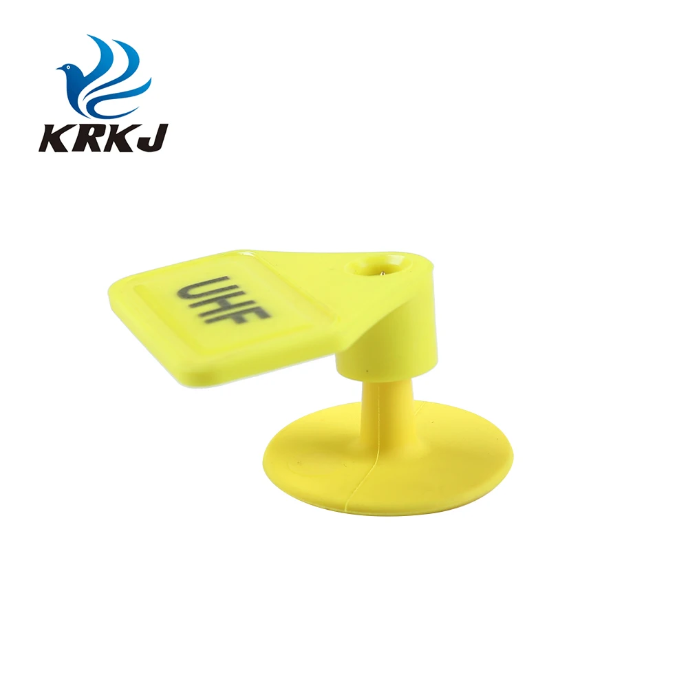 KD536 ICAR Сертифицированный Пользовательский логотип 860-960 МГц rfid uhf Электронная бирка для кроликов и овец