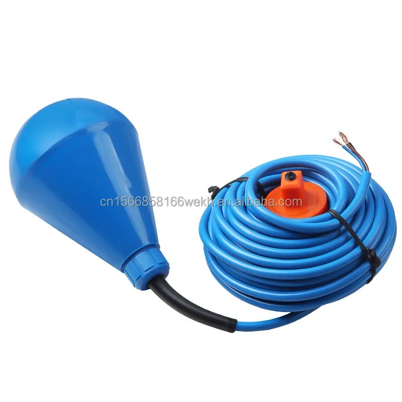 1m  Micro Brushless  220v 16(8)A Deepwell pump Automatic float switch Cable Float Level Switch for Water Pool Submersible Pump