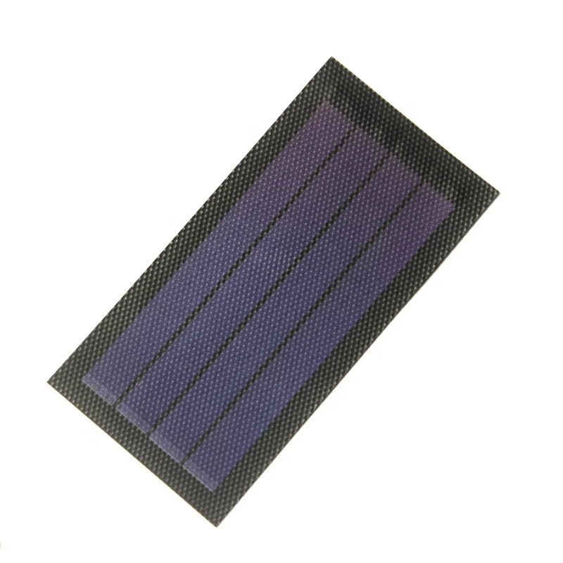 Wholesale high quality 1W 6V Flexible Amorphous Silicon Thin Film waterproof Solar Panel Super Slim  Flexible Solar Panel DIY