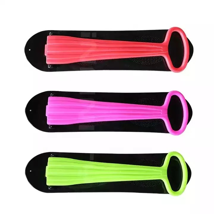 2 x Easy-Foldable Plastic Kick Scooter for Adults Kids Christmas Winter Downhill Ski Scooter Snowboard Sled Youth Snow Scooter
