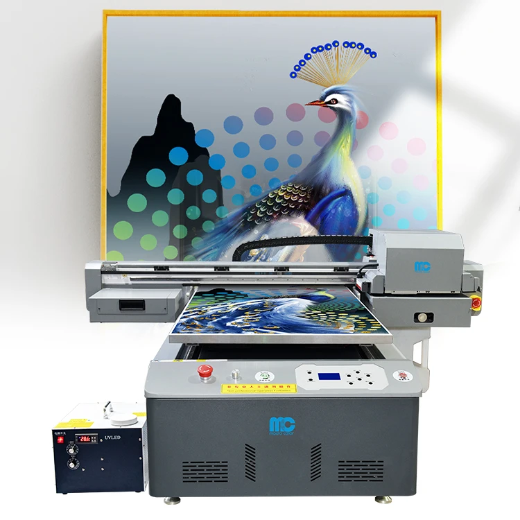 UV LED Flatbed Printer Uv6090 Price Souvenir Inkjet Varnish Plotter Machine