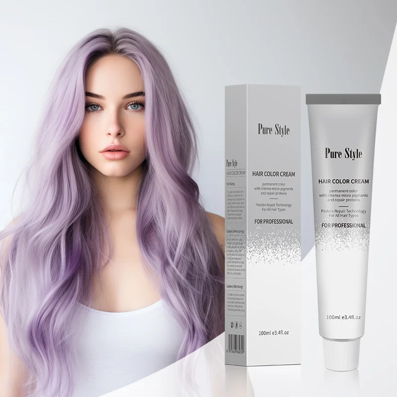 Wholesale Professional Salon 100ml Color Hair Dye Black Hair Dye No Ammonia No Smell Aromatic Hair Color Cream