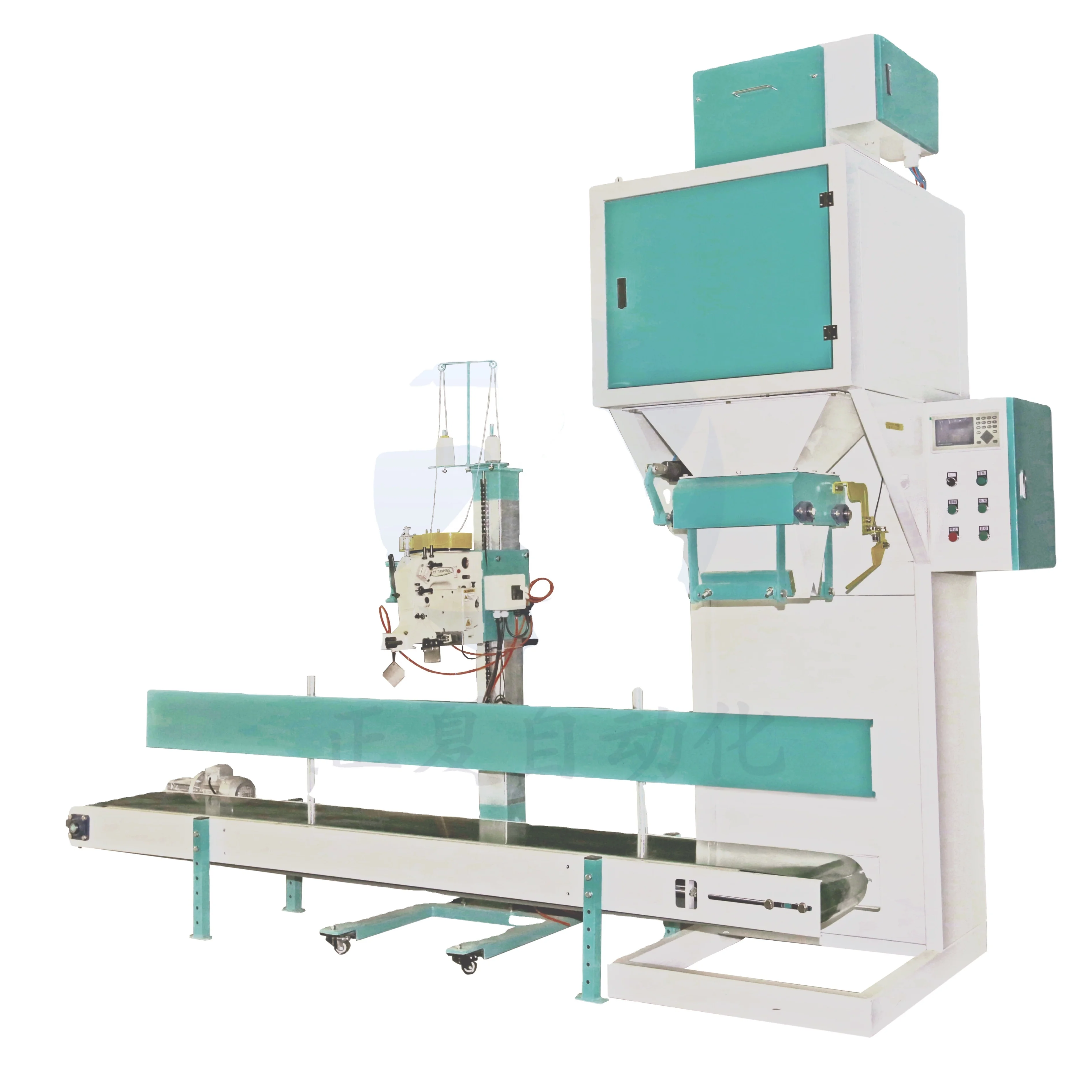 Hot sale 2-50kg grain granule fertilize Detergent Powder Salt Wooden Pellets Open Mouth Bag Auto Weighing P