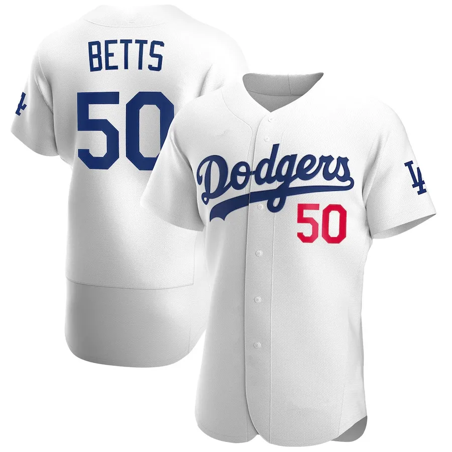 
New Wholesale Cheap China Los Angeles Stitched Baseball Jerseys Custom Sports Team Flexbase Dodger 50 Betts 7 Urais 22 Kershaw 