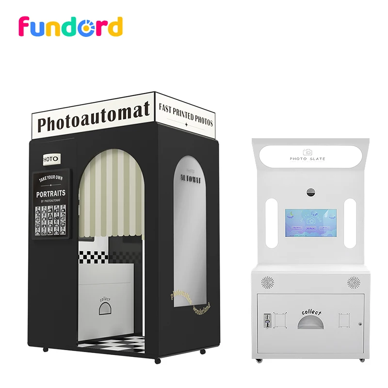 Fundord photo booth vending machine for selfie printer