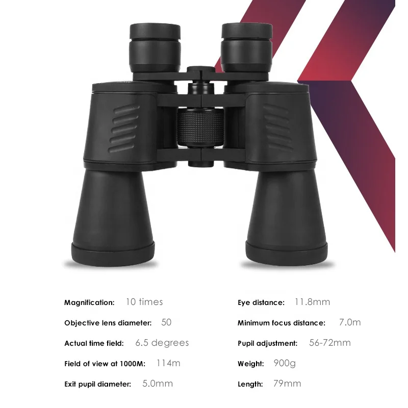 DELUXEFIT waterproof high resolution night vision long range hunting telescope binoculars