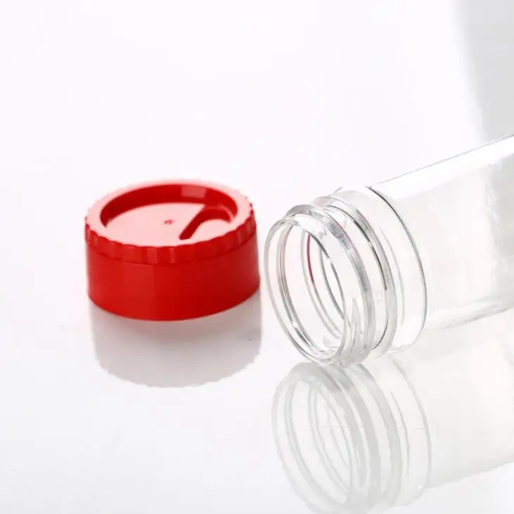 Пластиковые Кухонные бутылки для еды, 133 мл, контейнер для соуса, приправ, соли, перца, порошка, банки для соуса, крышка 66