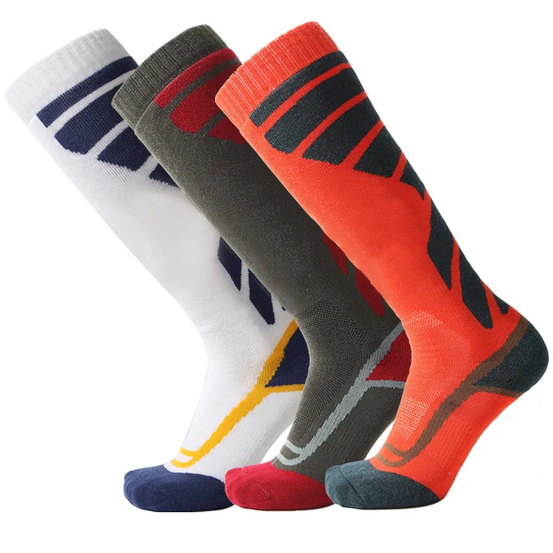 Hot Sale Breathable Soft Comfortable Custom Winter Cold Weather Warm Thick Outdoor Merinos Wool Ski Socks