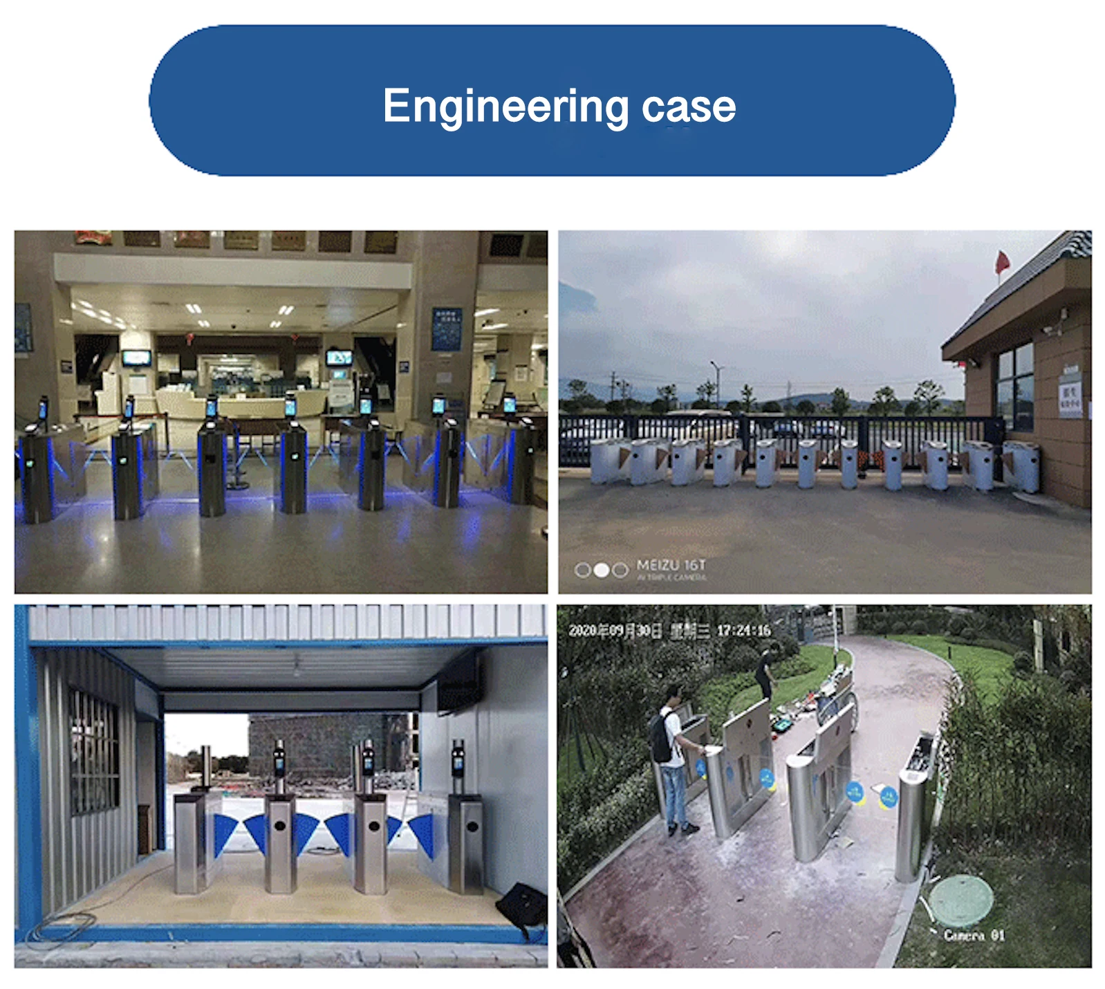 304 Stainless Steel Flap Barrier Turnstile Gate Rfid Reader access control turnstile