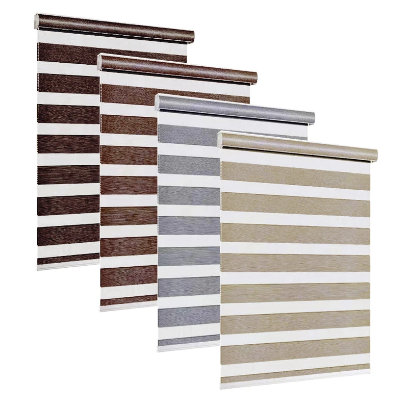 Светонепроницаемая ткань Zebra roller shade из 100%