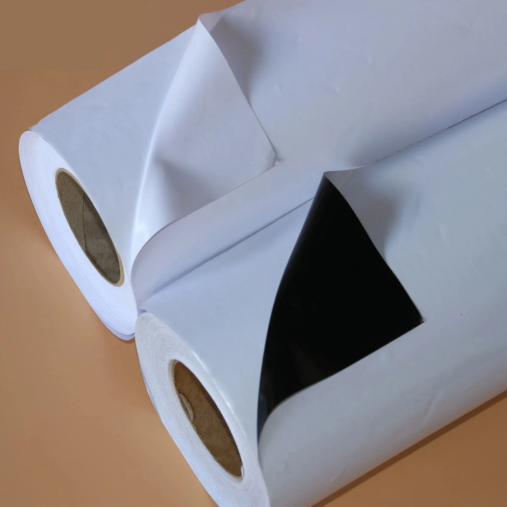 2022 Poster materials   0.914/1.07/1.27/1.37/1.52*50m 80micron white glossy matte  140g Black Self-adhesive Vinyl