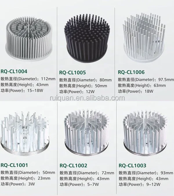 Custom Growth Lamp Pre-Drilled Led Pin Fin Heatsink Custom Heat Sink Aluminium Cold Forging Special LED Heat Sink Radiator