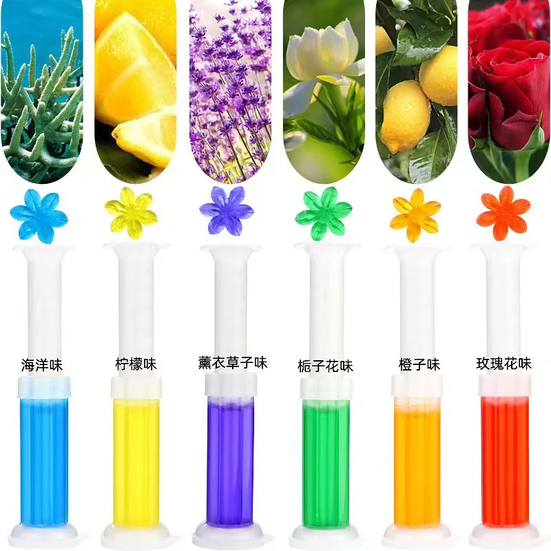 Bathroom Toilet Fragrance Deodorization Cleaner Descaling Remove Odor Stain Cleaning Scent Deodorizer Gel