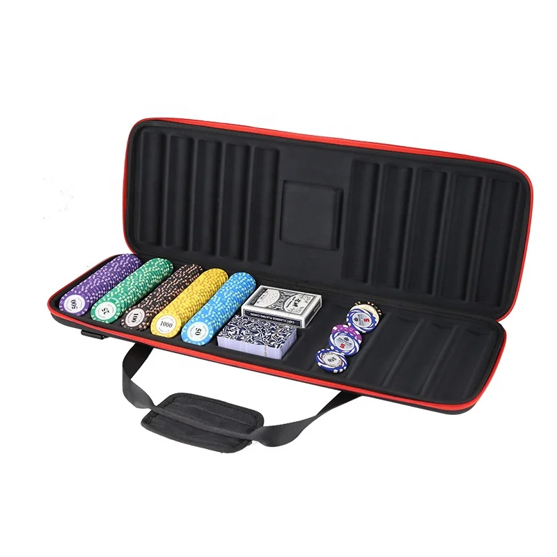 New Arrival Custom Printing Travel Hard EVA Poker Chip Case