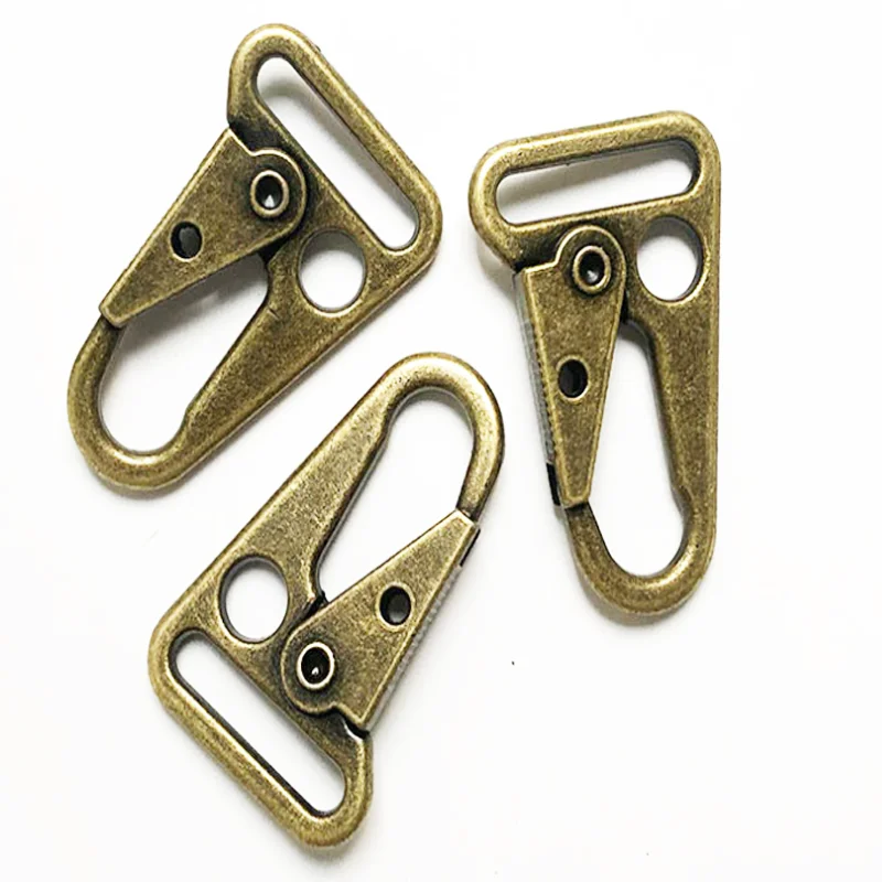 25mm colored zinc alloy steel metal Quick release sling snap hook eye nylon webbing belt sling eagle hook