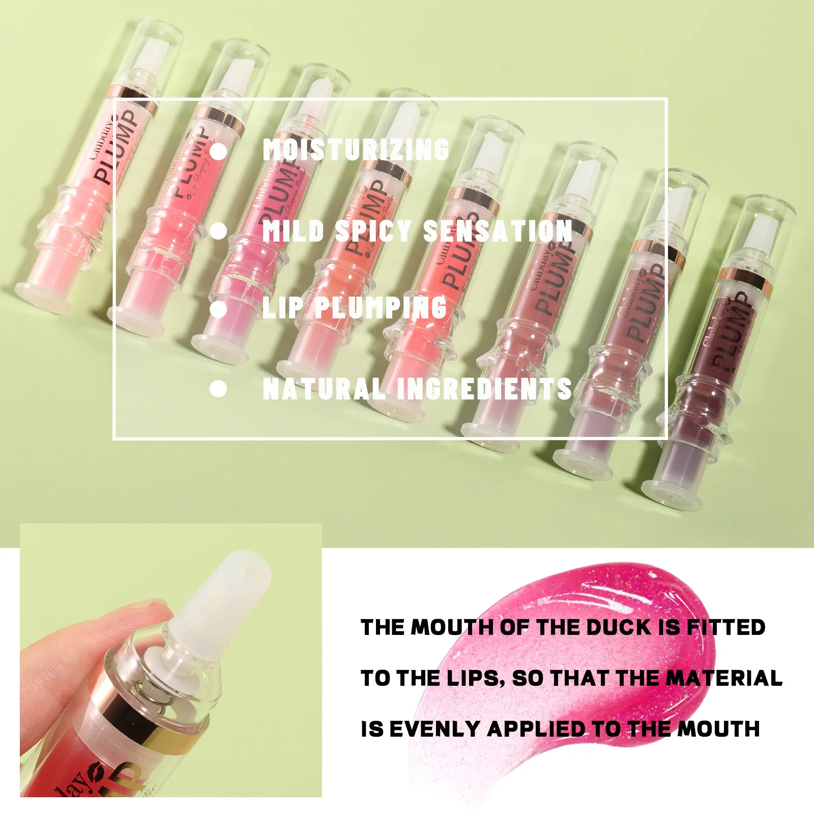 Hyaluronic Lip Plumper Dudu Lip Customized Makeup Lip Gloss Filler Wholesale Injectable