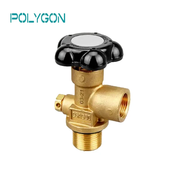 CGA Series high quality  High Pressure brass carbon dioxide Oxygen and nitrogen  Industrial gas Cylinder valve CGA580