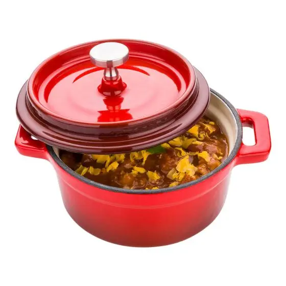 Kitchen cookware covered porcelain cast iron enamel 20cm casserole