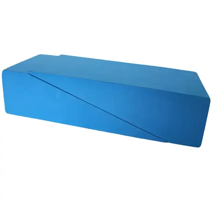 high density premium eco friendly custom color anti-slip eva foam yoga squat block wedge wholesale with logo