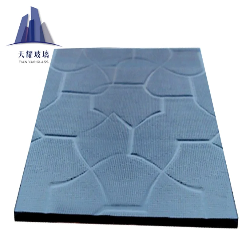 4mm karatachi  patterned glass /figured glass