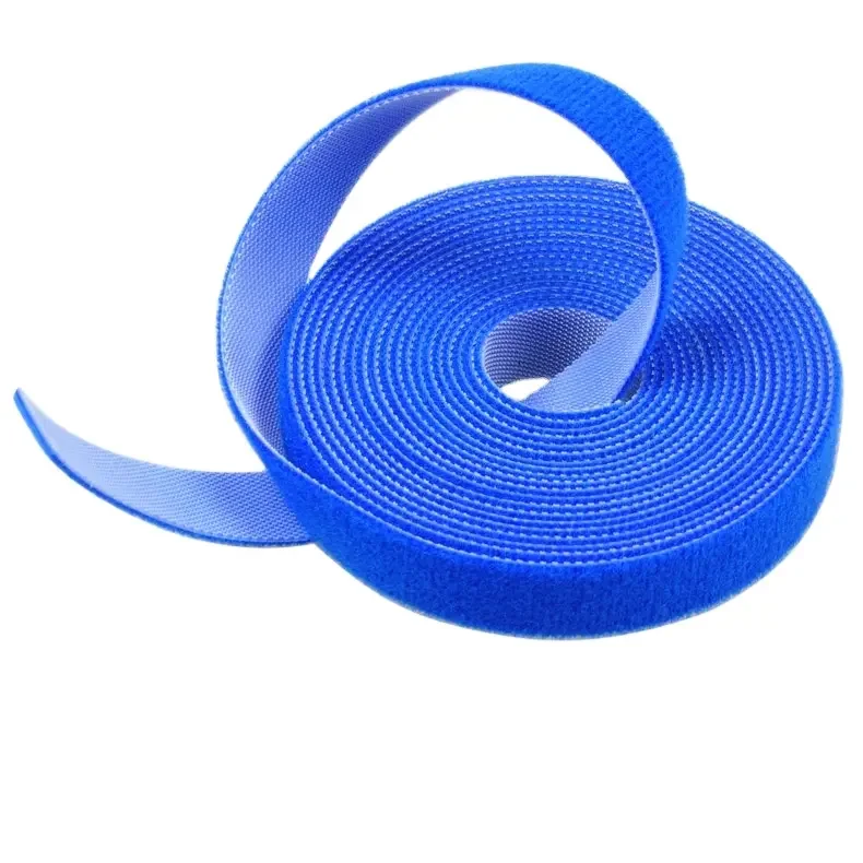 Back to back Reusable Fastening Tape Cable Ties Self Gripping Hook and Loop Roll Management Organizer Straps for Home Office