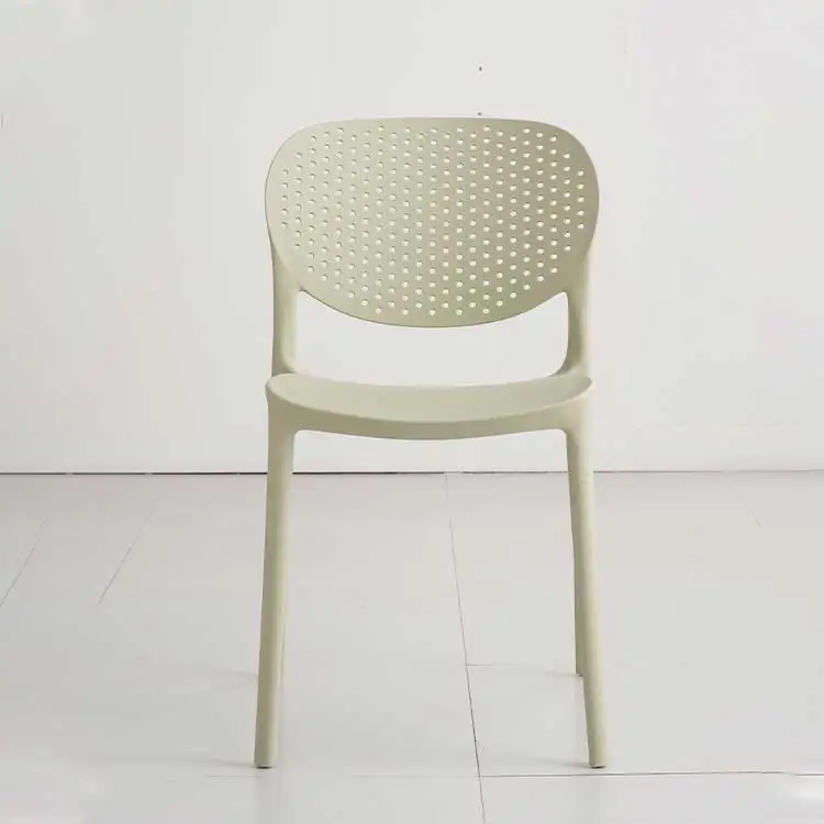 Modern Design Colorful Stackable Back Breathable indoor leisure plastic dinner chair