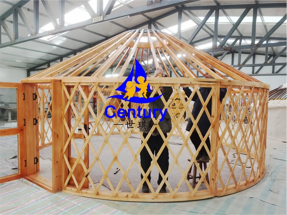 High Quality 4 Seasons Dome Tent Mongolian Yurts