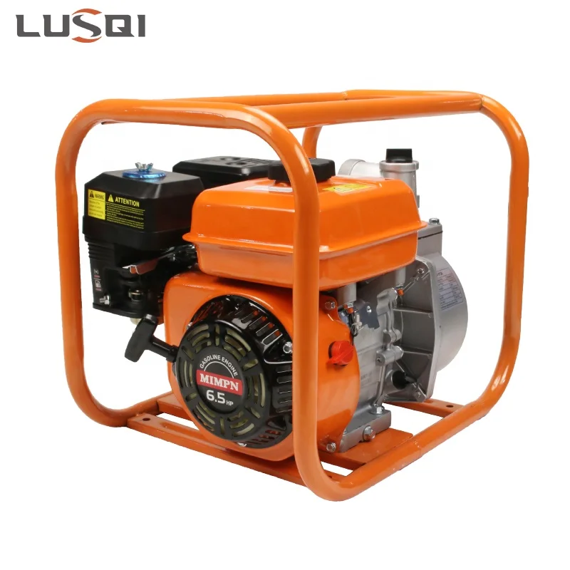 2-дюймовый бензиновый водяной насос Китай 5.5hp 6.5hp фермерская Оросительная бензиновый двигатель водяного насоса