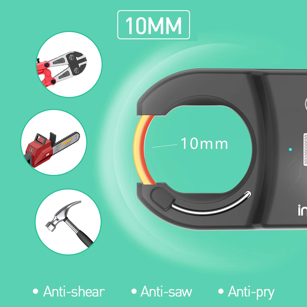 BLE 2G 4G 5G NFC RFID IP67 Waterproof Intelligent Bicycle Rental System Cycle Shared Smart QR Code Bike Sharing Lock