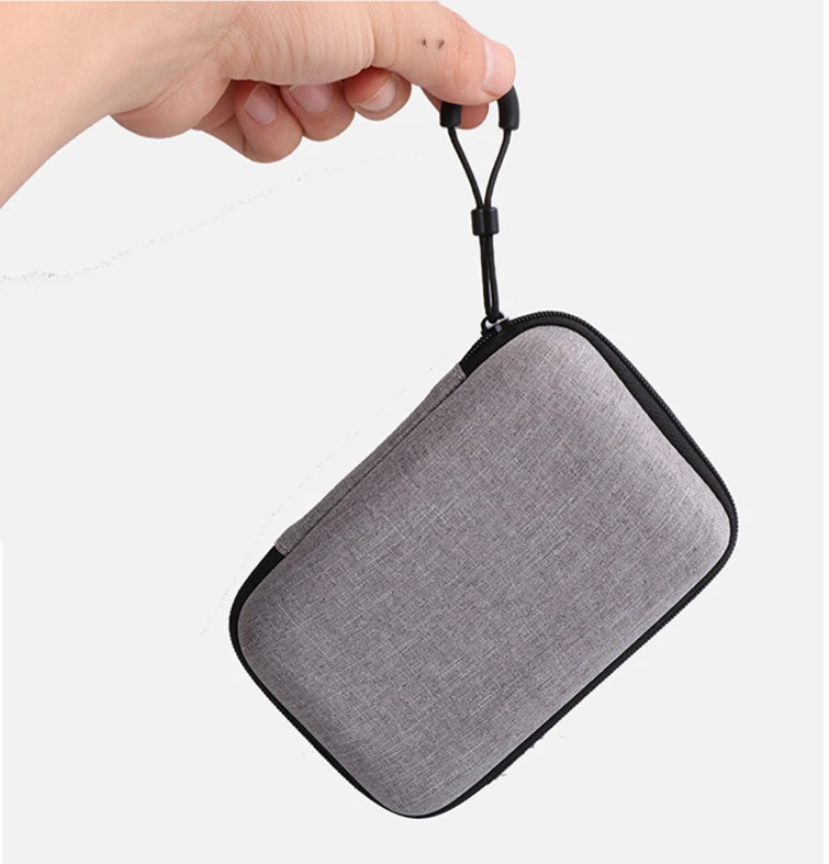 1860D Nylon Black EVA hd hdd hard drive carrying bag,EVA storage portable hard shell bag Case