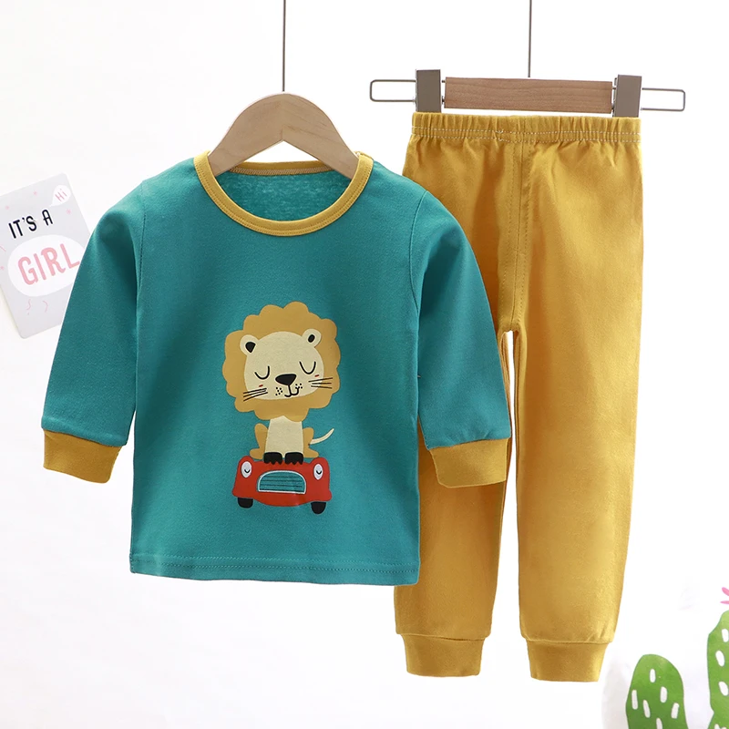 
Wholesale Kids Pajamas Set Sleepwear Cotton Custom Boys Children Pajamas 