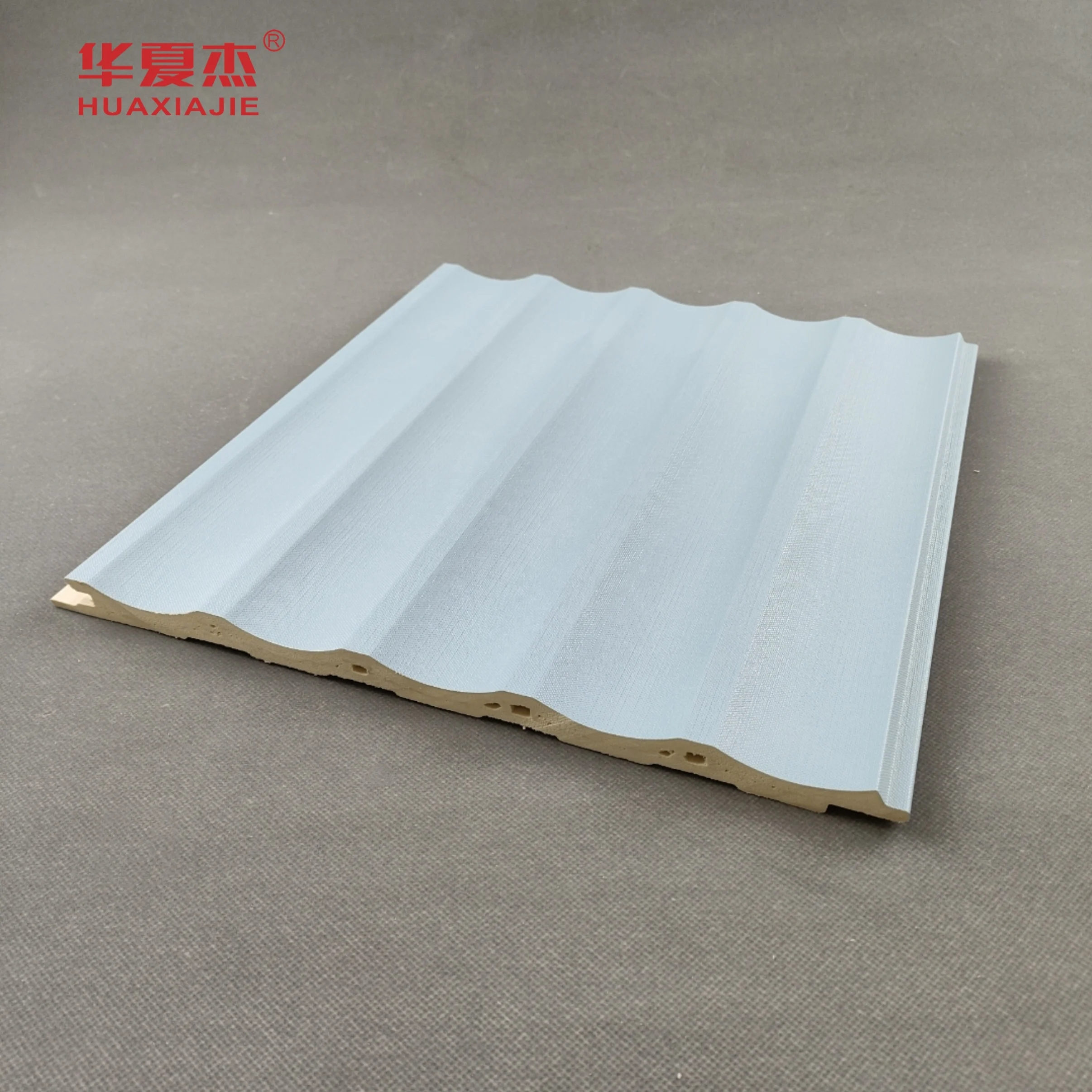 New design wpc U-shaped wall panel pvc laminated wpc 3d panel wpc wall panel indoor