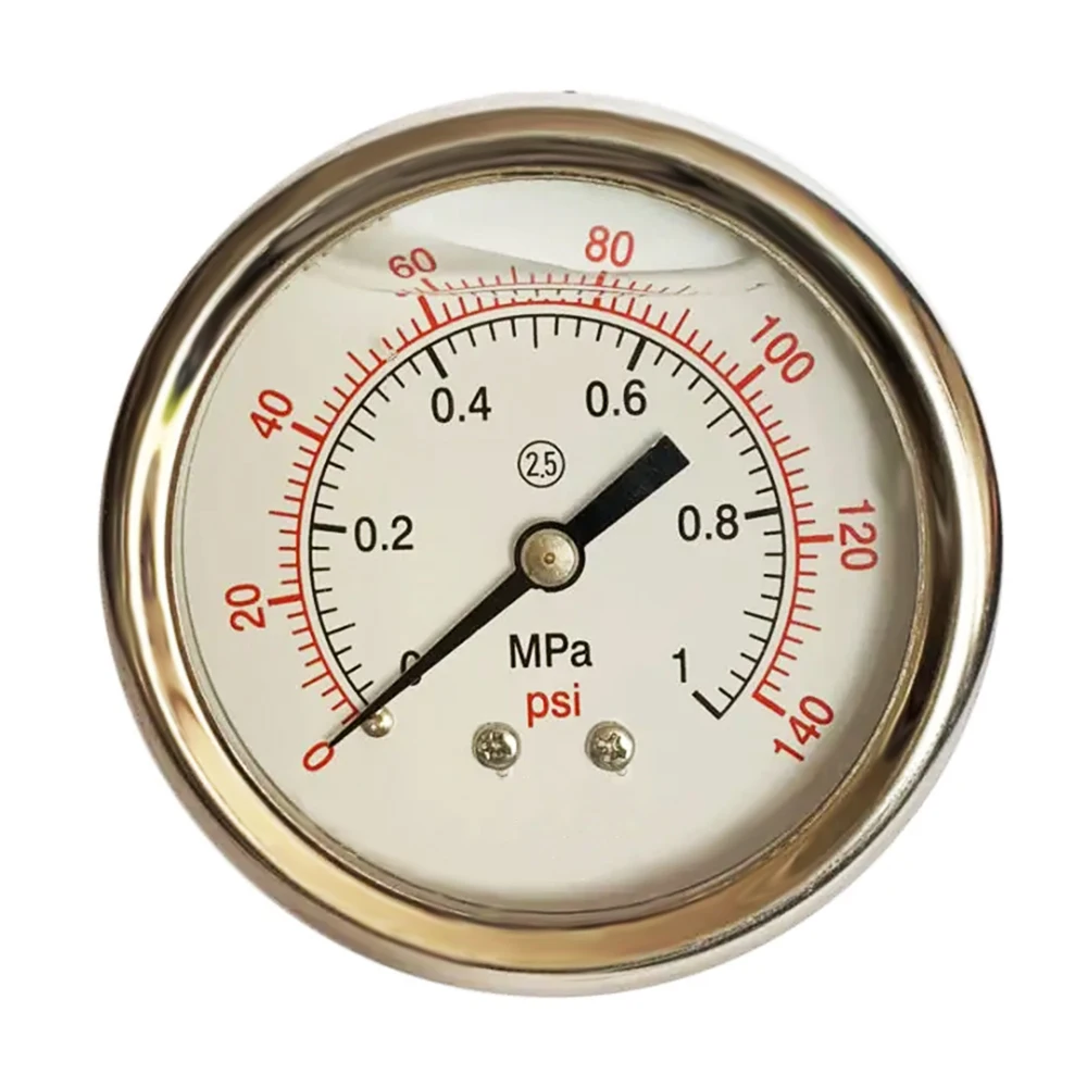 YN60 series oil filled   back  connection flange Stainless Steel Pressure Gauge