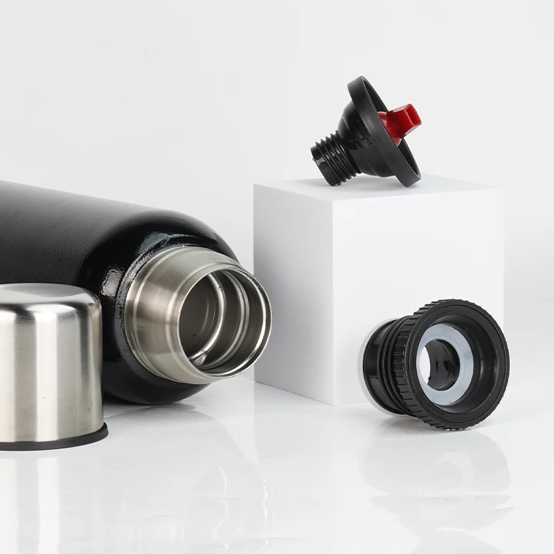 explorer outdoor travel 1.0L thermos pot portable ultra-light stainless steel large-capacity field thermos