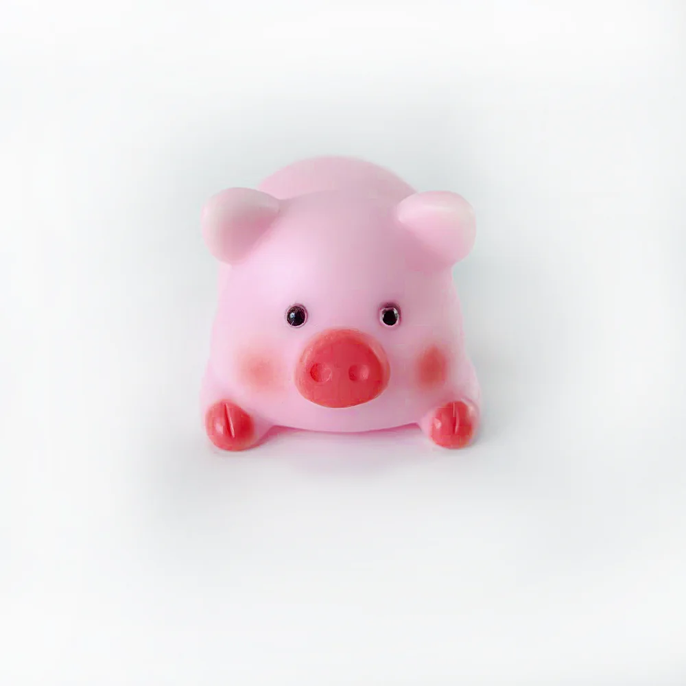 Mini Rubber Pig Baby Bath Toys For kids,Pig Decorations ,Bibi Pink Piggy Screaming Sound Piggie