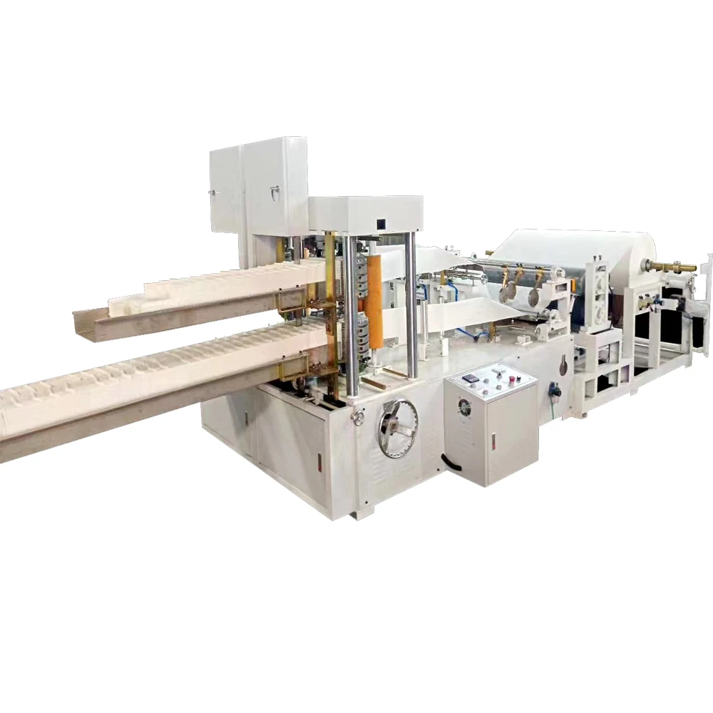 800~1000 sheets/min 2 Lines High Speed Napkin Tissue Making Machine with Full Embossing
