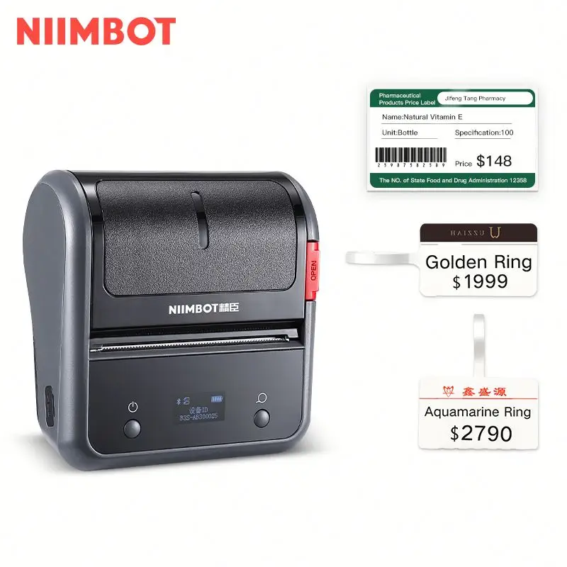Термопринтер для печати этикеток NiiMbot мини-принтер наклейка других